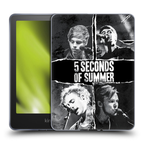 5 Seconds of Summer Posters Torn Papers 2 Soft Gel Case for Amazon Kindle Paperwhite 5 (2021)