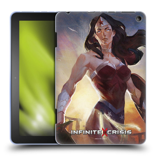 Infinite Crisis Characters Wonder Woman Soft Gel Case for Amazon Fire HD 8/Fire HD 8 Plus 2020