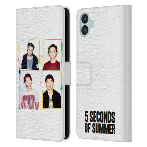 5 Seconds of Summer Posters Polaroid Leather Book Wallet Case Cover For Samsung Galaxy M04 5G / A04e