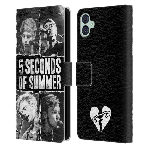 5 Seconds of Summer Posters Torn Papers 2 Leather Book Wallet Case Cover For Samsung Galaxy M04 5G / A04e