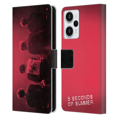 5 Seconds of Summer Posters Colour Washed Leather Book Wallet Case Cover For Xiaomi Redmi Note 12T