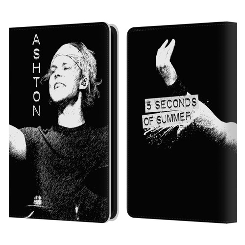 5 Seconds of Summer Solos BW Ashton Leather Book Wallet Case Cover For Amazon Kindle 11th Gen 6in 2022