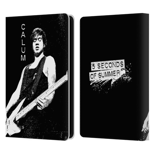 5 Seconds of Summer Solos BW Calum Leather Book Wallet Case Cover For Amazon Kindle Paperwhite 5 (2021)