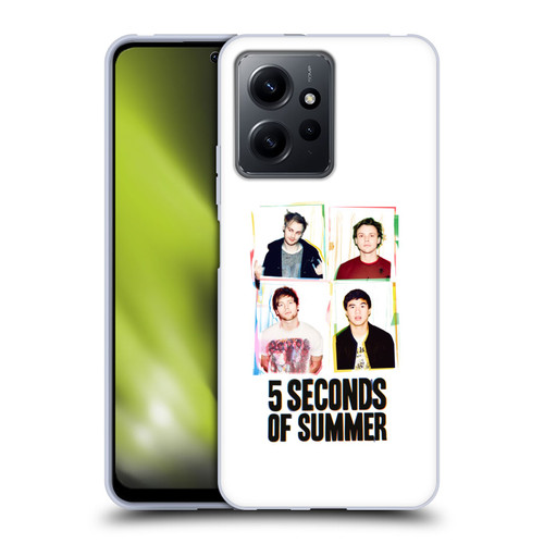 5 Seconds of Summer Posters Polaroid Soft Gel Case for Xiaomi Redmi Note 12 4G
