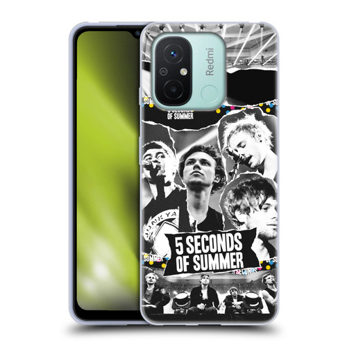 5 Seconds of Summer Posters Torn Papers 1 Soft Gel Case for Xiaomi Redmi 12C