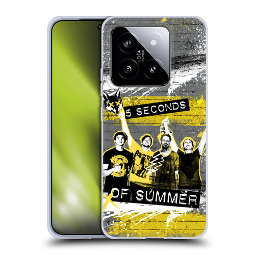 5 Seconds of Summer Posters Splatter Soft Gel Case for Xiaomi 14