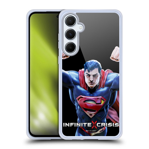 Infinite Crisis Characters Superman Soft Gel Case for Samsung Galaxy A55 5G