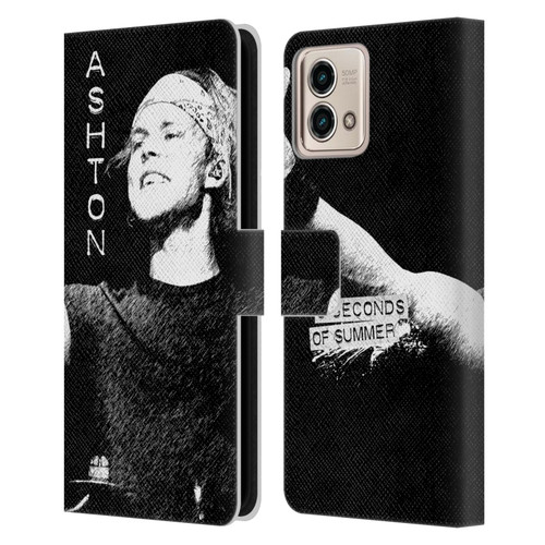 5 Seconds of Summer Solos BW Ashton Leather Book Wallet Case Cover For Motorola Moto G Stylus 5G 2023