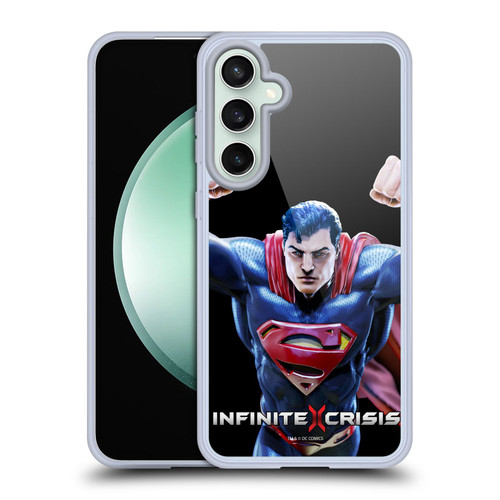 Infinite Crisis Characters Superman Soft Gel Case for Samsung Galaxy S23 FE 5G