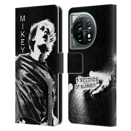 5 Seconds of Summer Solos BW Mikey Leather Book Wallet Case Cover For OnePlus 11 5G