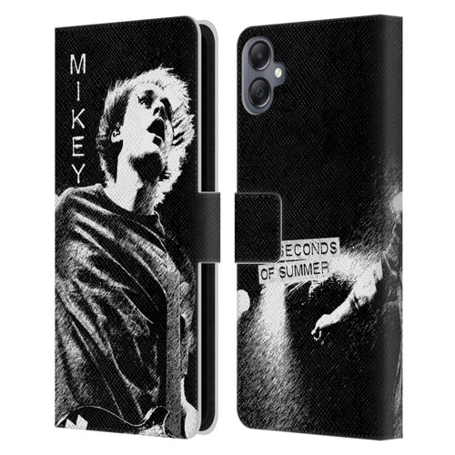 5 Seconds of Summer Solos BW Mikey Leather Book Wallet Case Cover For Samsung Galaxy A05