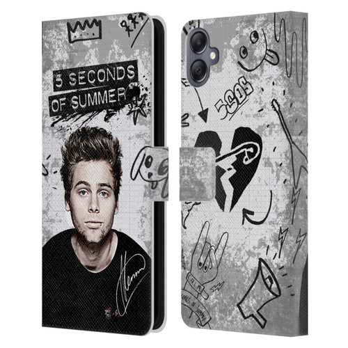 5 Seconds of Summer Solos Vandal Luke Leather Book Wallet Case Cover For Samsung Galaxy A05