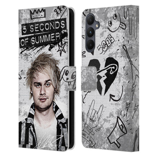 5 Seconds of Summer Solos Vandal Mikey Leather Book Wallet Case Cover For Samsung Galaxy A05s