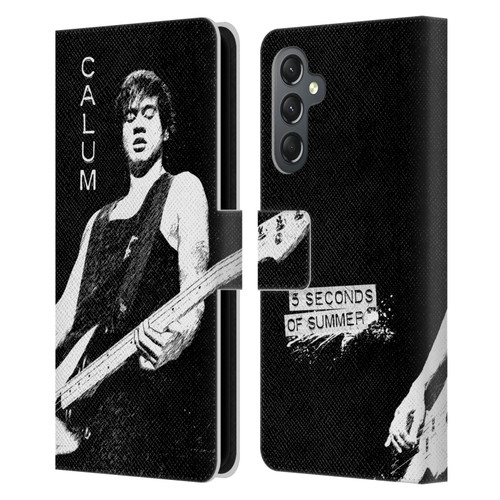 5 Seconds of Summer Solos BW Calum Leather Book Wallet Case Cover For Samsung Galaxy A25 5G