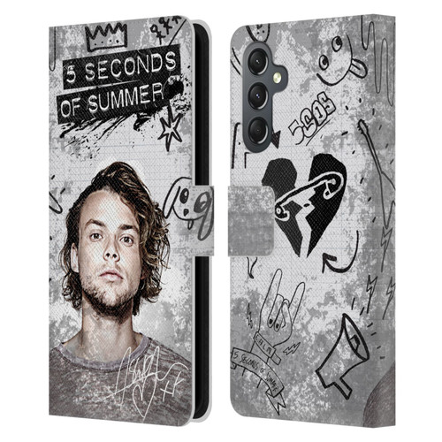 5 Seconds of Summer Solos Vandal Ashton Leather Book Wallet Case Cover For Samsung Galaxy A25 5G
