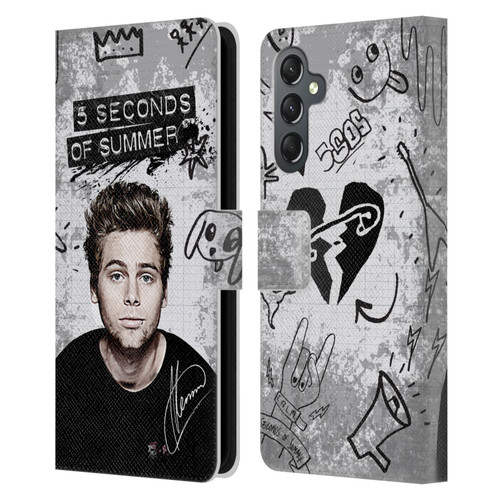 5 Seconds of Summer Solos Vandal Luke Leather Book Wallet Case Cover For Samsung Galaxy A25 5G
