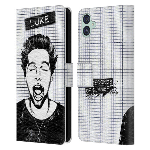 5 Seconds of Summer Solos Grained Luke Leather Book Wallet Case Cover For Samsung Galaxy M04 5G / A04e