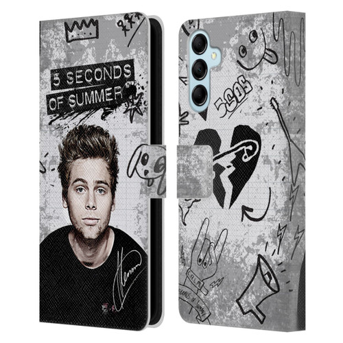 5 Seconds of Summer Solos Vandal Luke Leather Book Wallet Case Cover For Samsung Galaxy M14 5G