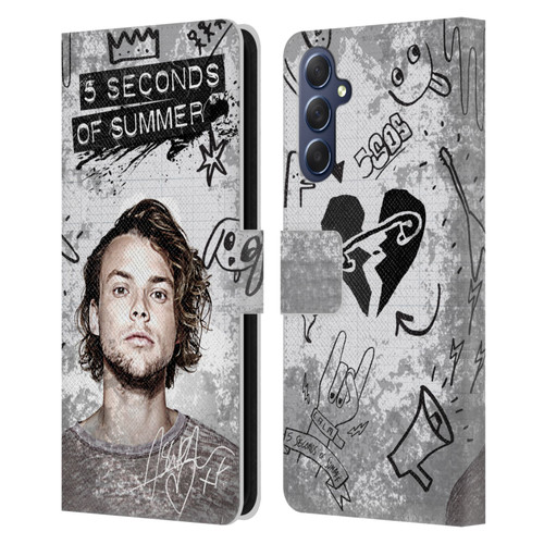 5 Seconds of Summer Solos Vandal Ashton Leather Book Wallet Case Cover For Samsung Galaxy M54 5G