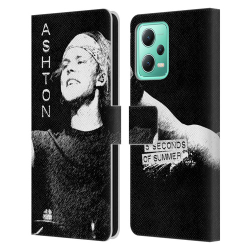 5 Seconds of Summer Solos BW Ashton Leather Book Wallet Case Cover For Xiaomi Redmi Note 12 5G