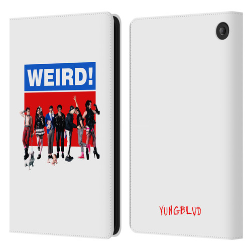 Yungblud Graphics Weird! Leather Book Wallet Case Cover For Amazon Fire 7 2022