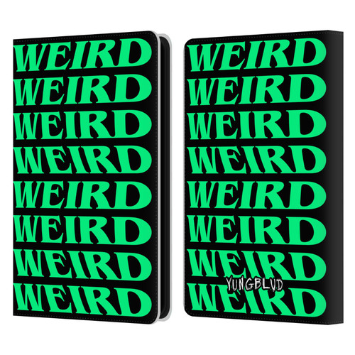 Yungblud Graphics Weird! Text Leather Book Wallet Case Cover For Amazon Kindle Paperwhite 5 (2021)