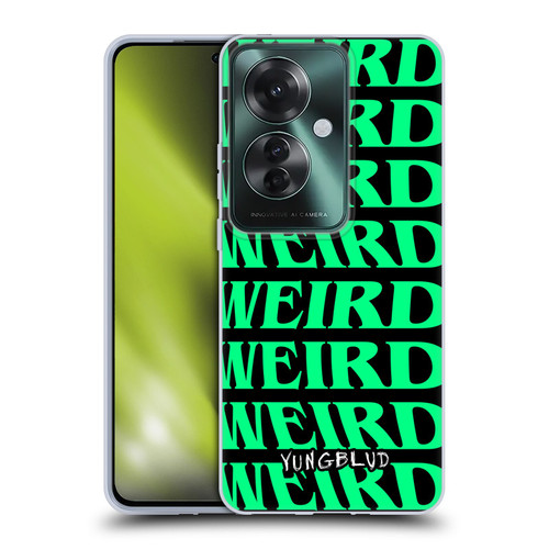Yungblud Graphics Weird! Text Soft Gel Case for OPPO Reno11 F 5G / F25 Pro 5G