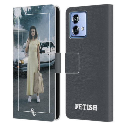 Selena Gomez Fetish Album Cover Leather Book Wallet Case Cover For Motorola Moto G84 5G