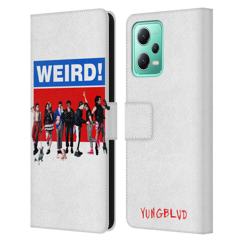Yungblud Graphics Weird! Leather Book Wallet Case Cover For Xiaomi Redmi Note 12 5G