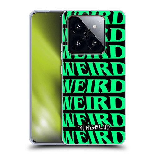 Yungblud Graphics Weird! Text Soft Gel Case for Xiaomi 14 Pro