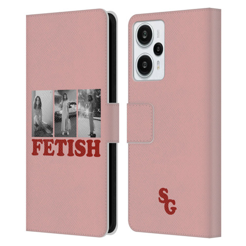 Selena Gomez Fetish Black & White Album Photos Leather Book Wallet Case Cover For Xiaomi Redmi Note 12T