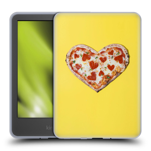 Pepino De Mar Foods Heart Pizza Soft Gel Case for Amazon Kindle 11th Gen 6in 2022