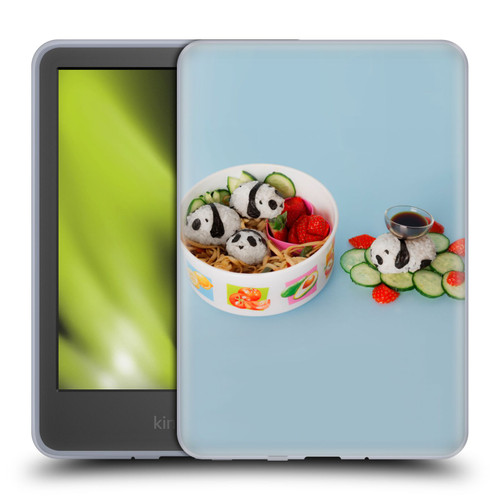 Pepino De Mar Foods Panda Rice Ball Soft Gel Case for Amazon Kindle 11th Gen 6in 2022