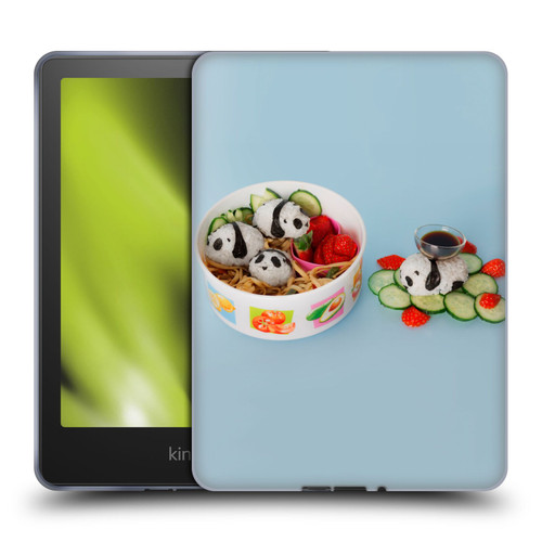 Pepino De Mar Foods Panda Rice Ball Soft Gel Case for Amazon Kindle Paperwhite 5 (2021)