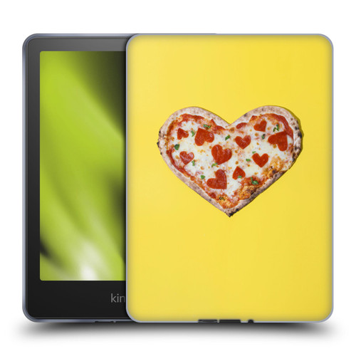 Pepino De Mar Foods Heart Pizza Soft Gel Case for Amazon Kindle Paperwhite 5 (2021)