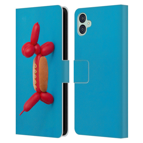 Pepino De Mar Foods Hotdog Leather Book Wallet Case Cover For Samsung Galaxy M04 5G / A04e