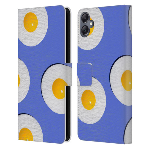 Pepino De Mar Patterns 2 Egg Leather Book Wallet Case Cover For Samsung Galaxy A05