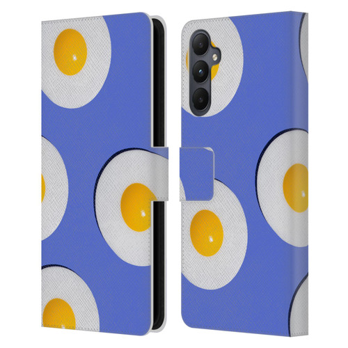 Pepino De Mar Patterns 2 Egg Leather Book Wallet Case Cover For Samsung Galaxy A05s