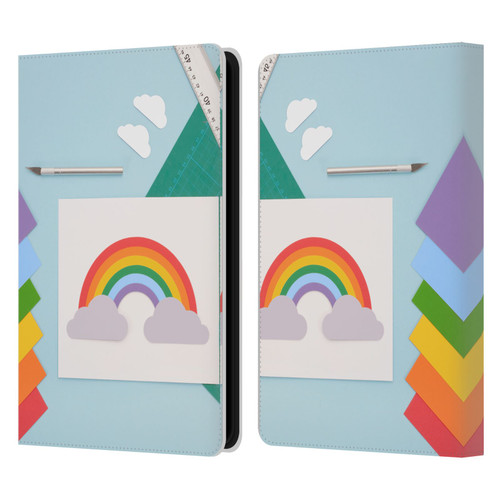 Pepino De Mar Rainbow Art Leather Book Wallet Case Cover For Amazon Kindle Paperwhite 5 (2021)