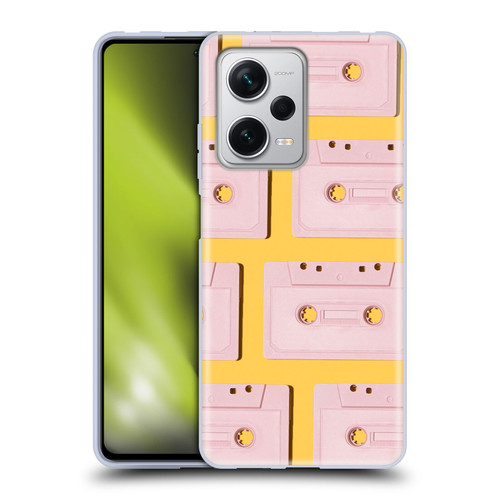 Pepino De Mar Patterns 2 Cassette Tape Soft Gel Case for Xiaomi Redmi Note 12 Pro+ 5G