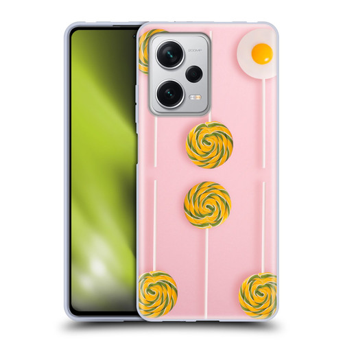 Pepino De Mar Patterns 2 Lollipop Soft Gel Case for Xiaomi Redmi Note 12 Pro+ 5G