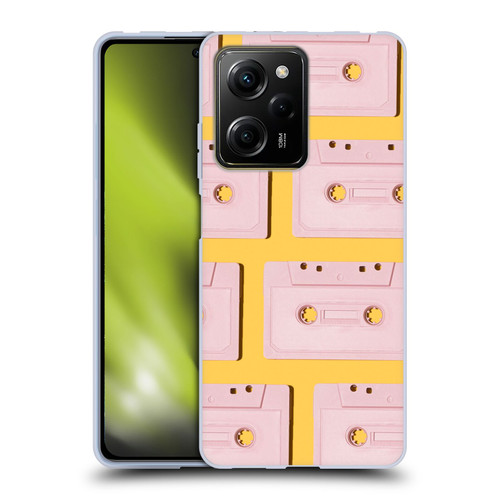 Pepino De Mar Patterns 2 Cassette Tape Soft Gel Case for Xiaomi Redmi Note 12 Pro 5G