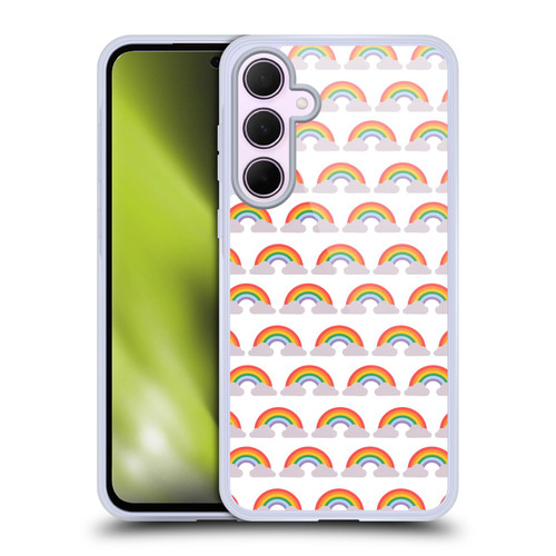 Pepino De Mar Rainbow Pattern Soft Gel Case for Samsung Galaxy A35 5G
