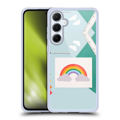 Pepino De Mar Rainbow Art Soft Gel Case for Samsung Galaxy A55 5G