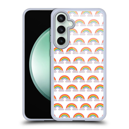 Pepino De Mar Rainbow Pattern Soft Gel Case for Samsung Galaxy S23 FE 5G