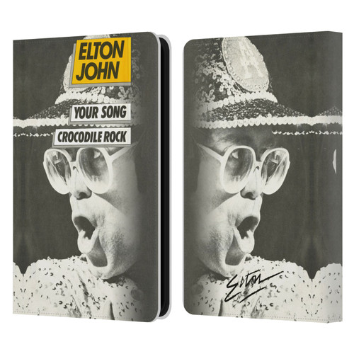 Elton John Artwork Your Song Single Leather Book Wallet Case Cover For Amazon Kindle 11th Gen 6in 2022