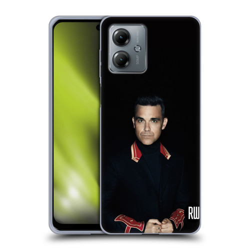 Robbie Williams Calendar Portrait Soft Gel Case for Motorola Moto G14