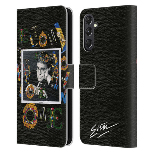 Elton John Artwork The One Single Leather Book Wallet Case Cover For Samsung Galaxy A24 4G / M34 5G