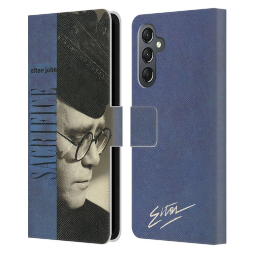Elton John Artwork Sacrifice Single Leather Book Wallet Case Cover For Samsung Galaxy A25 5G