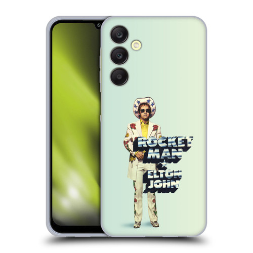 Elton John Artwork Rocket Man Single Soft Gel Case for Samsung Galaxy A25 5G